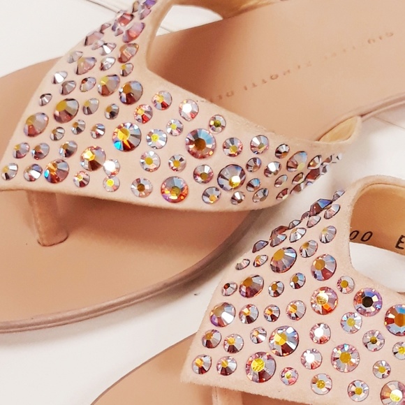 Giuseppe Zanotti Shoes - Giuseppe Zanotti Swarovsky Slides LIKE NEW!